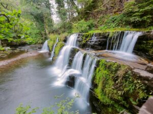 Wodospadach w Brecon Beacons