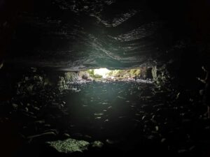 Piękny widok na jedno z Wodospadów w Brecon Beacons